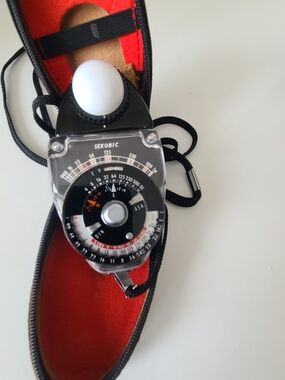 Sekonic Studio Deluxe L-28c2 Light Meter Tested Working Vintage Analog w/ Case J
